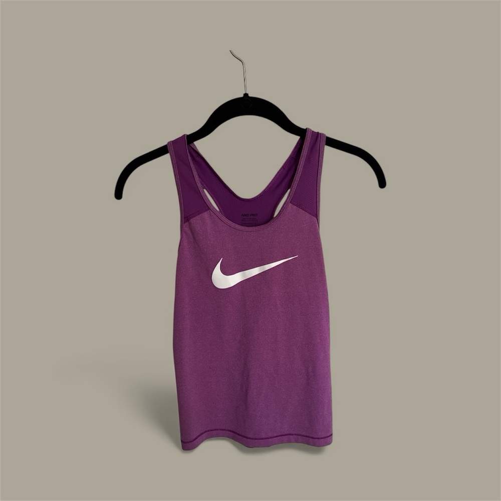 Nike Pro Magenta Racerback Dri-FIT Tank Top | Size M